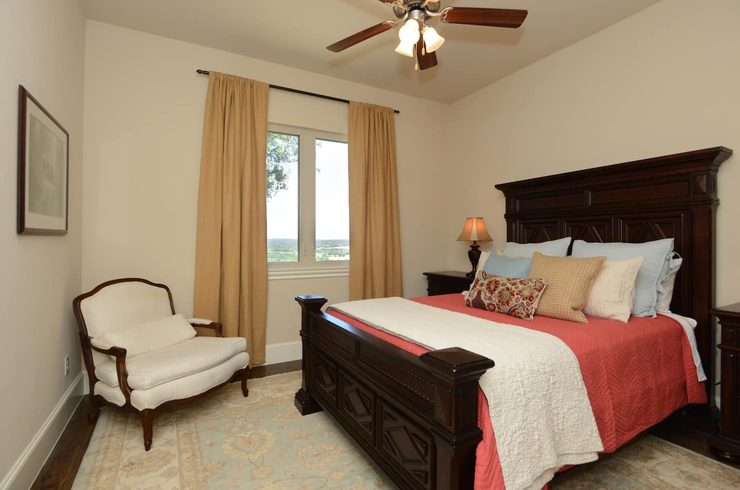 Fourth bedroom with a queen bed